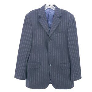 VITALE BARBERIS CANONICO Wool Pinstripe Blazer Sportcoat Jacket Italy Size IT 50